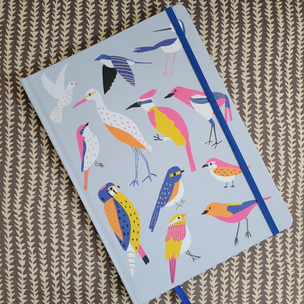Threshold Journal with Colorful Bird Cover ~ GUC ~ Junk Journal ~  Planner